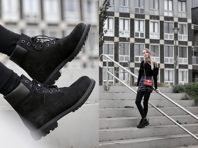 methaan Leeg de prullenbak Graveren Outfit | Black Timberland boots - Make People Stare